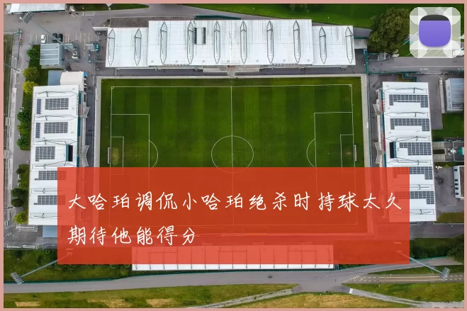 大哈珀调侃小哈珀绝杀时持球太久期待他能得分